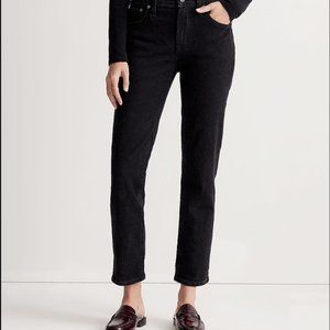 Madewell Mid-Rise Perfect Vintage Jean in Clean Black Wash